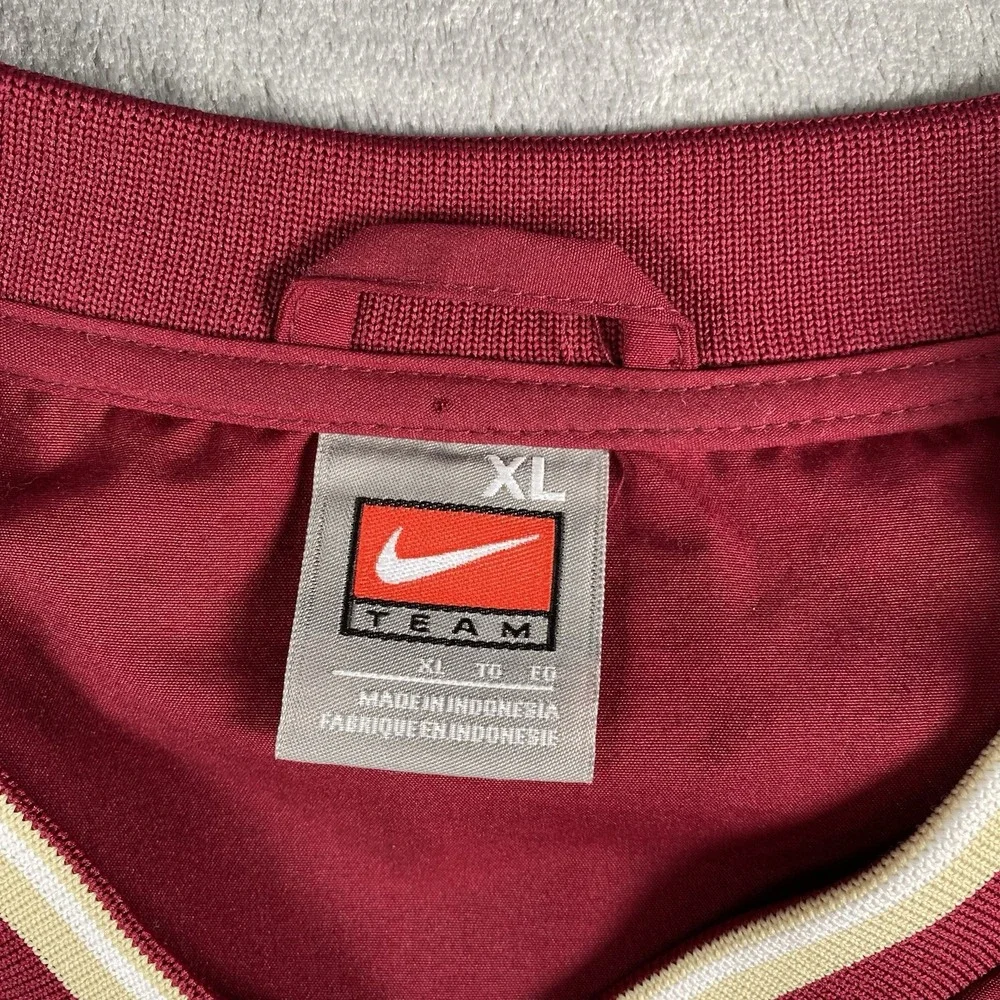 VTG Florida State Jacket Mens XL Nike Center Swoosh Windbreaker Pullover 90s FSU